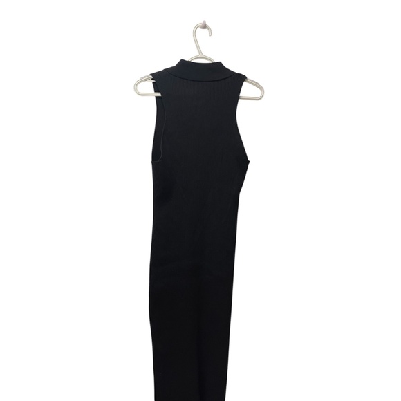 Favorite Daughter Anthropologie The Sleeveless Lena Ribbed Knit Dress in Black L - Picture 12 of 14